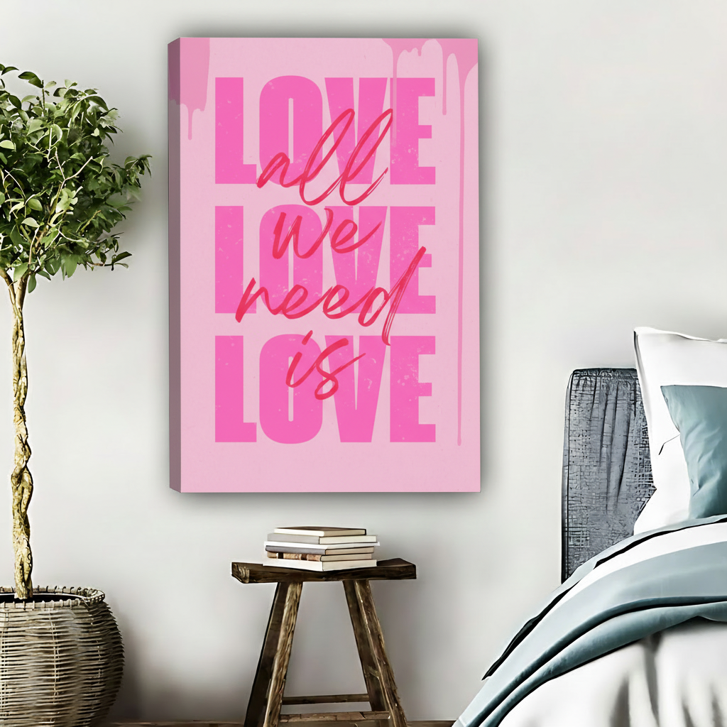 LOVE-无框画布