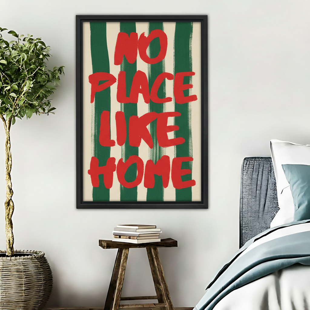 NO PLACE LIKE HOME-木框画