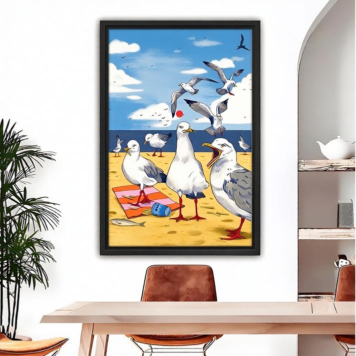 seagull-beach-party-canvas-dining-room