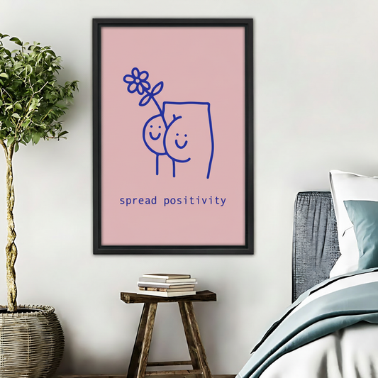 spread positivity-木框画