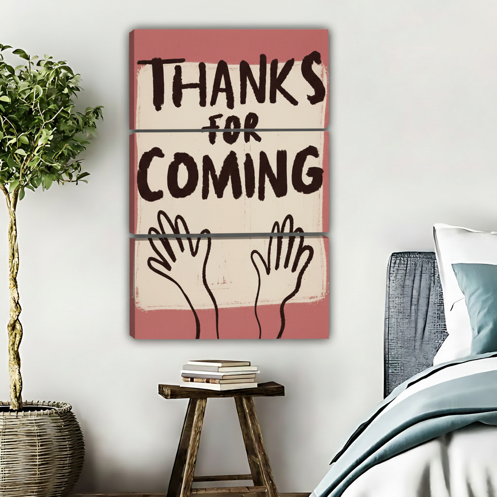 THANKS FOR COMING-三联画